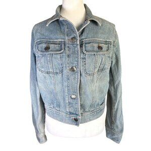 Lauren Jeans Co Size Small Ralph Lauren Womens Denim Jean Jacket Blue Mid Wash